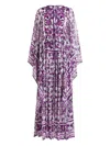Dolce & Gabbana Kleid Mit Majolica-print In Purple