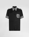 Dolce & Gabbana Majolica-print Hawaii Silk Jacquard Shirt