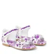 Dolce & Gabbana Logo-plaque Sandals In White