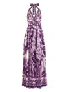 Dolce & Gabbana Majolica-print Maxi Dress In Multi