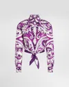 Dolce & Gabbana Graphic-print Cotton Shirt