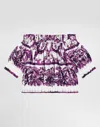 Dolce & Gabbana Majolica-print Poplin Top