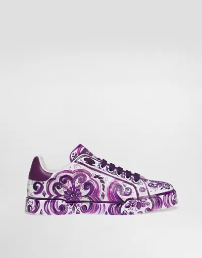 Dolce & Gabbana Majolica-print Portofino Light Strobel Sneaker