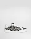 Dolce & Gabbana Majolica-print Portofino Light Strobel Sneaker In White