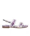 Dolce & Gabbana Majolica-print Sandals In Multi