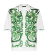 Dolce & Gabbana Majolica-print Short-sleeve Shirt In Multi