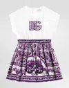 Dolce & Gabbana Majolica-print Short-sleeved Dress