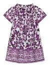 Dolce & Gabbana Majolica-print Short-sleeved Poplin Dress In Multi