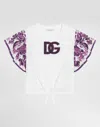 Dolce & Gabbana Majolica-print Short-sleeved Poplin T-shirt