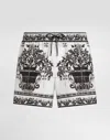 Dolce & Gabbana Graphic-print Swim Shorts