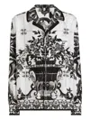 Dolce & Gabbana Majolica-print Twill Vanity Shirt