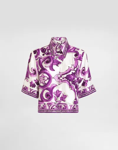 Dolce & Gabbana Majolica-print Shirt In Multi