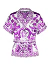 Dolce & Gabbana Majolica Print Silk Twill Shirt