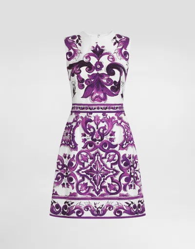 Dolce & Gabbana Majolica-print Sleeveless Dress