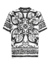 Dolce & Gabbana Maiolica T-shirt In Black