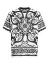Dolce & Gabbana Maiolica T-shirt In Black