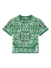 Dolce & Gabbana Majolica Print T-shirt In Green