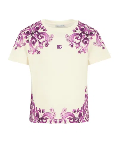 Dolce & Gabbana Majolica-print T-shirt In Multi