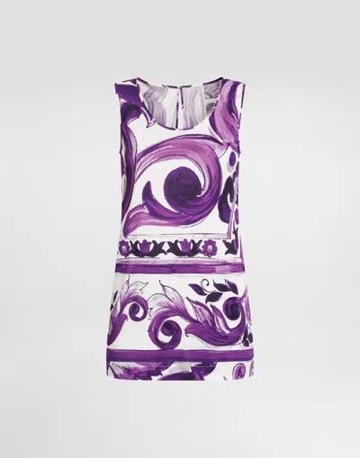 DOLCE & GABBANA MAJOLICA-PRINT TOP