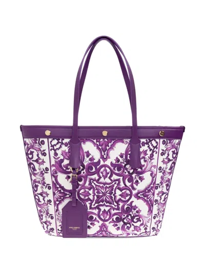 Dolce & Gabbana Majolica-print Tote Bag
