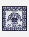 Dolce & Gabbana Majolica-print Twill Scarf In Multicolor