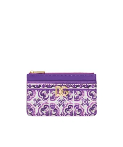 Dolce & Gabbana Dolce  Gabbana Majolica Printed Card Case