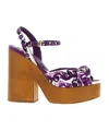Dolce & Gabbana Open-toe High-heeled Sandals In Blue
