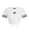 Dolce & Gabbana Dolce  Gabbana Majolica Printed Short-sleeved T-shirt In White