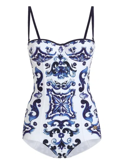 DOLCE & GABBANA MAJOLICA SWIMSUIT