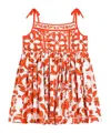 Dolce & Gabbana Majolica Cotton Dress In Multi