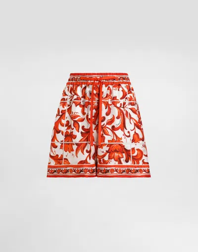 Dolce & Gabbana Shorts In Orange
