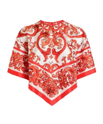 Dolce & Gabbana Majolica-print Top In Pattern