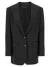 Dolce & Gabbana Oversized Single-bre In Black
