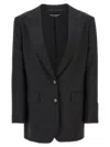 Dolce & Gabbana Oversized Single-bre In Black