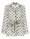 Dolce & Gabbana Polka-dot Long-sleeved Pajama Shirt
