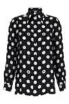 Dolce & Gabbana Polka Dot Pointed Collar Long Sleeve Shirt