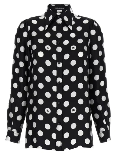 Dolce & Gabbana Women Black Mambo Shirt, S Luxury Shirts For Women Darveys