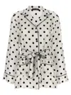 Dolce & Gabbana Polka-dot Long-sleeved Pajama Shirt
