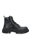 Dolce & Gabbana Studded Calfskin Hi-trekking Ankle Boots In Black