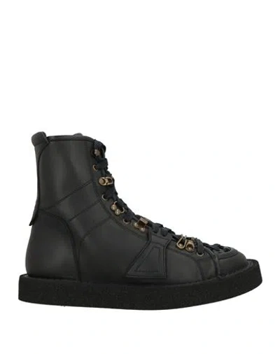Dolce & Gabbana Man Ankle Boots Black Size 7 Calfskin