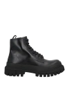 Dolce & Gabbana Studded Calfskin Hi-trekking Ankle Boots In Black