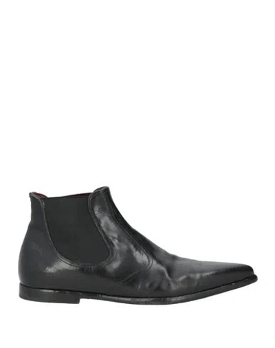 Dolce & Gabbana Man Ankle Boots Black Size 7 Leather