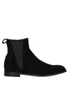 Dolce & Gabbana Black Leather Fur Men Chelsea Boots Shoes In Black