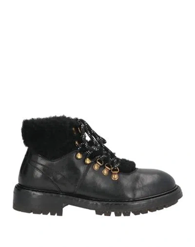Dolce & Gabbana Man Ankle Boots Black Size 8 Leather