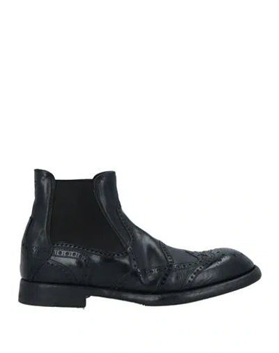 Dolce & Gabbana Man Ankle Boots Black Size 8 Leather