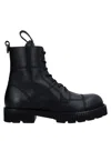 Dolce & Gabbana Man Ankle Boots Black Size 8.5 Calfskin In Black