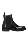 Dolce & Gabbana Men Brushed Leather Boot In Black