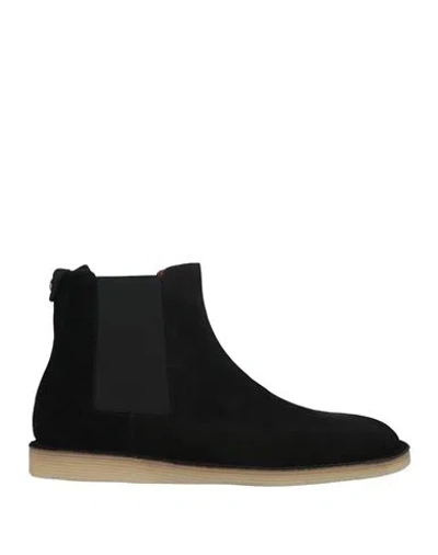 Dolce & Gabbana Man Ankle Boots Black Size 9 Calfskin