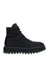 Dolce & Gabbana Man Ankle Boots Black Size 9 Textile Fibers In Black