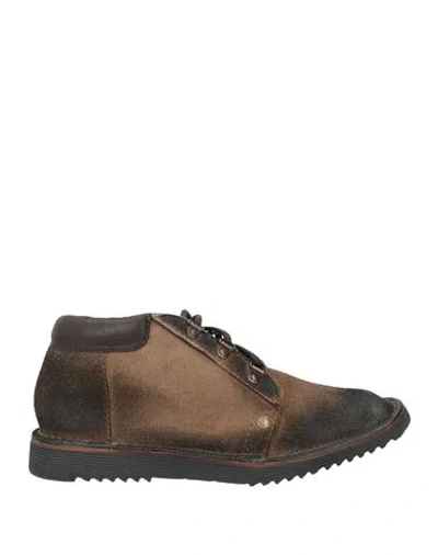 Dolce & Gabbana Man Ankle Boots Camel Size 11 Leather In Brown
